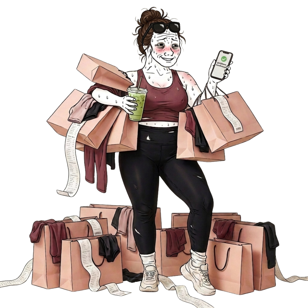 WMTM shopper reacting to a sold-out message